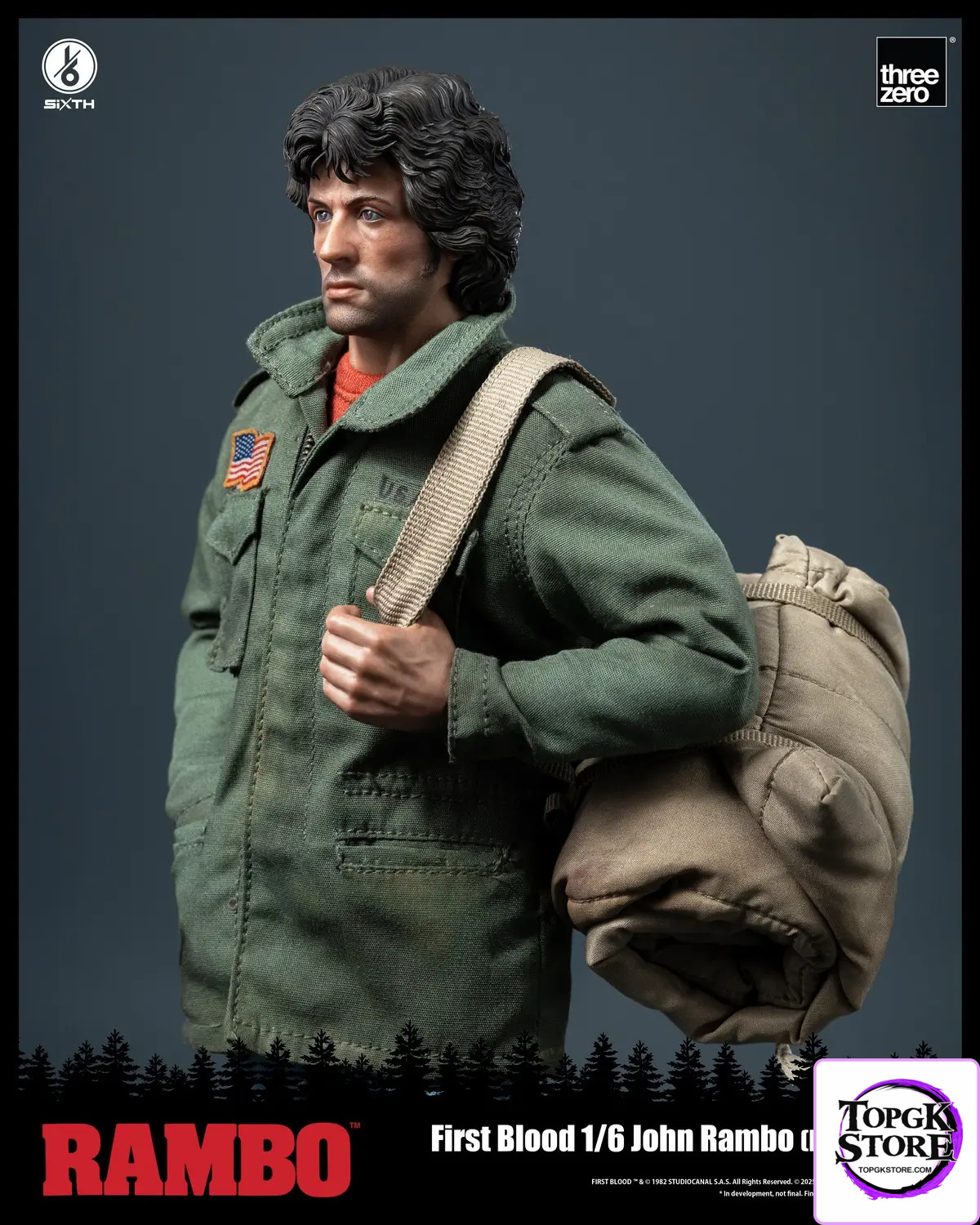 Threezero – Rambo: First Blood 1/6 John Rambo (Field Jacket) 3Z05530W0 (Licensed) - Photo 9 | TopGKStore