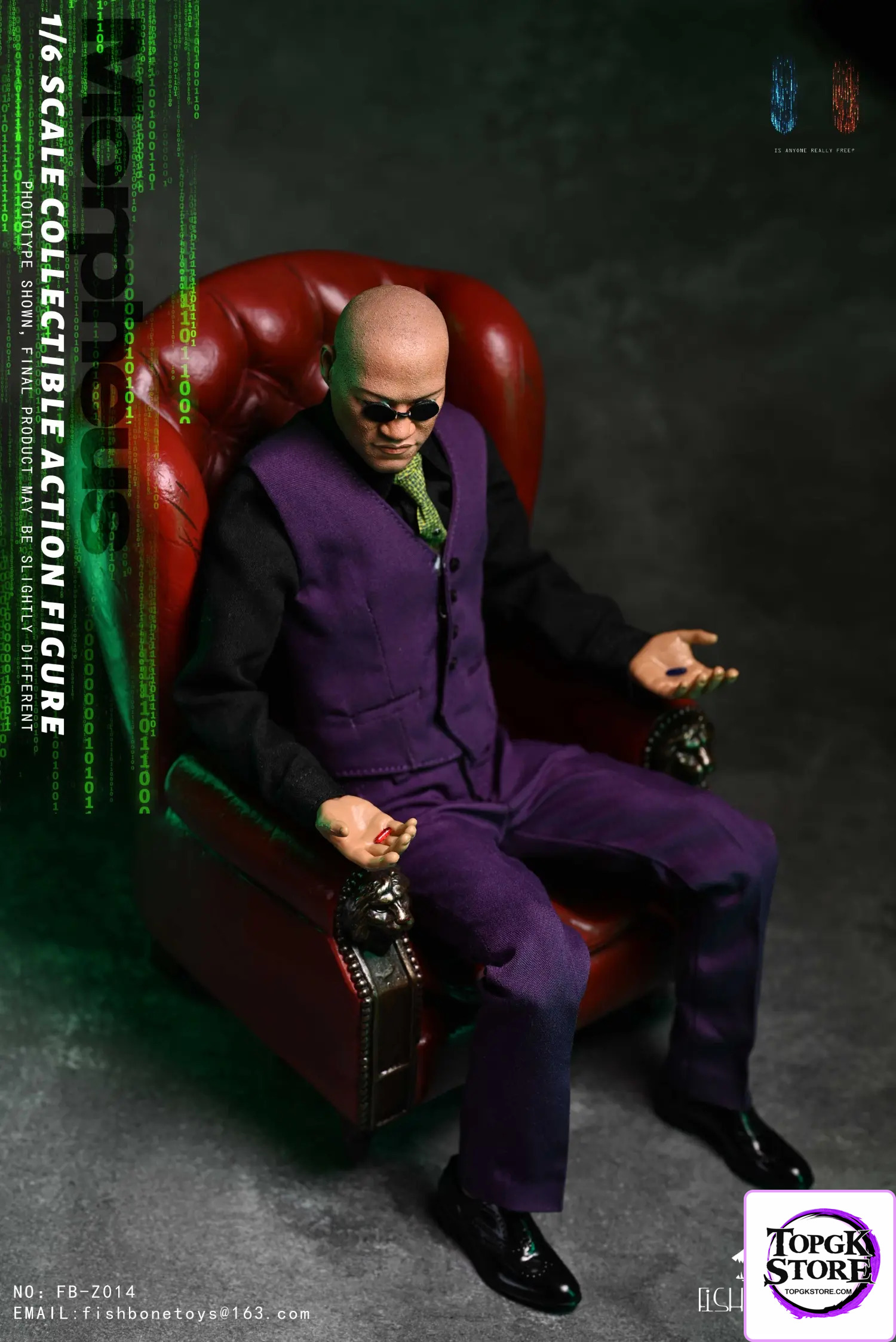 FISH BONETOYS – 1/6 The Matrix Resurrections Morpheus Action Figure NO:FB-Z014 - Photo 1 | TopGKStore
