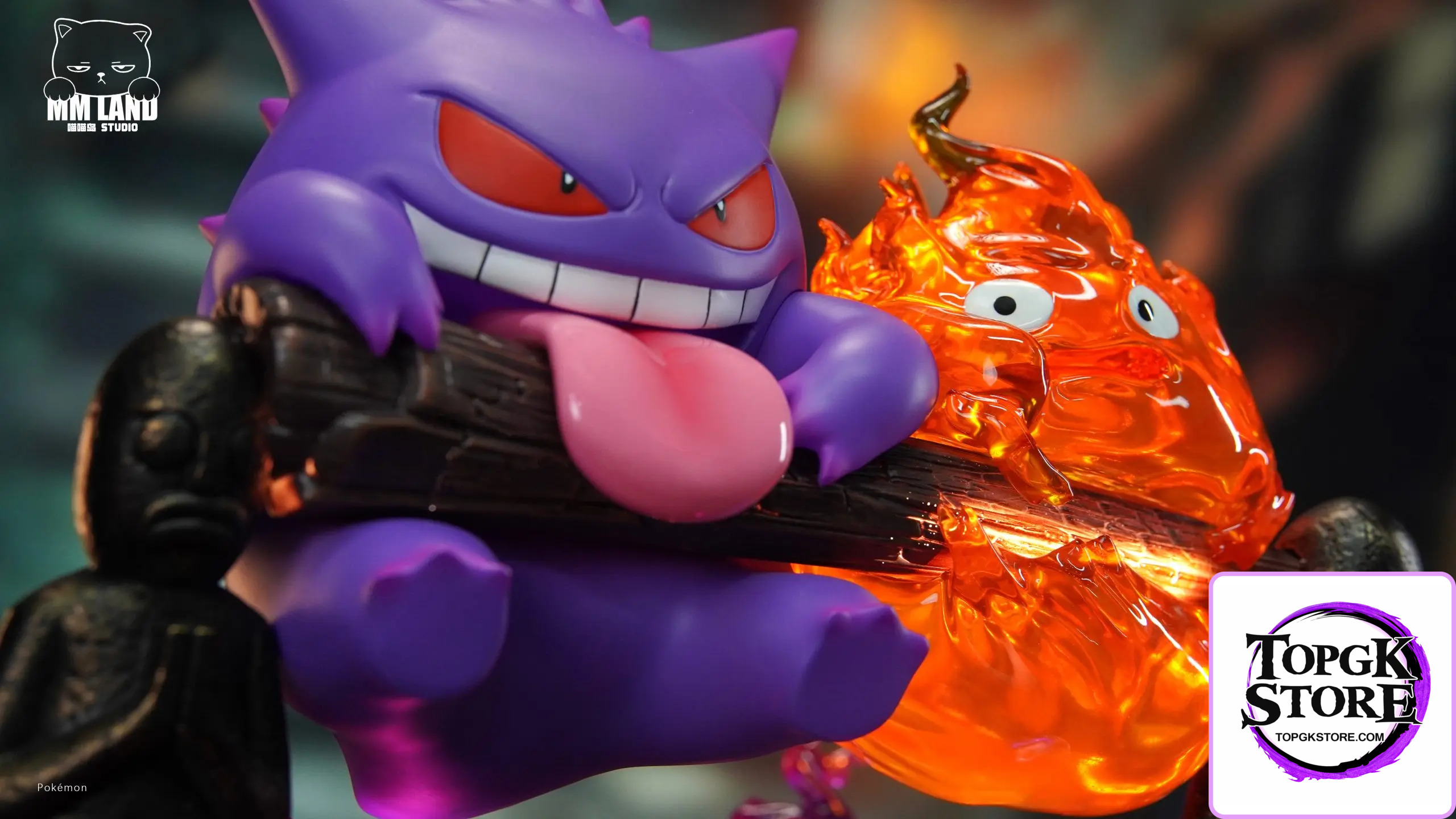 MMLAND Studio – Pokémon & Howl’s Moving Castle Gengar and Calcifer Linkage - Photo 2 | TopGKStore