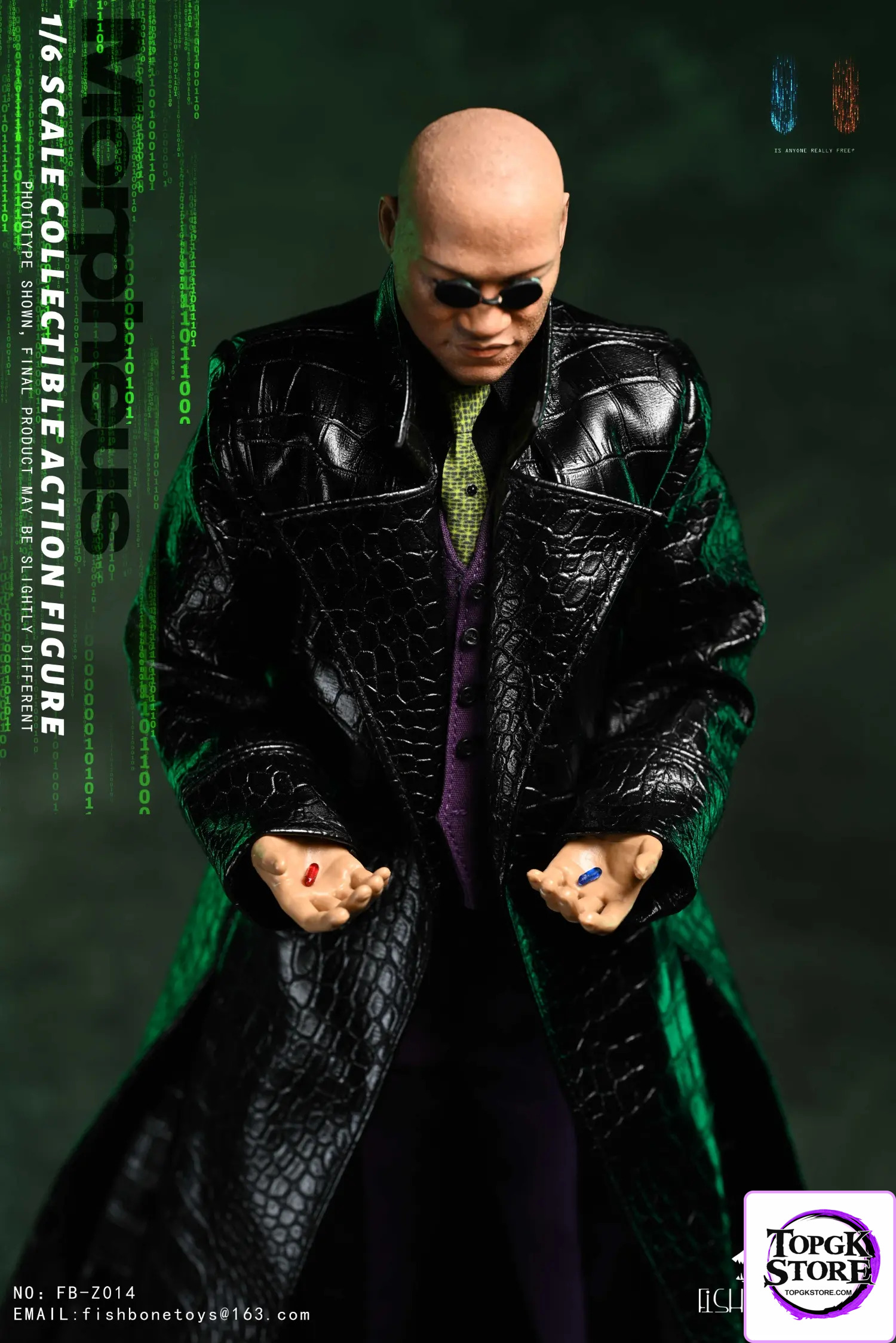 FISH BONETOYS – 1/6 The Matrix Resurrections Morpheus Action Figure NO:FB-Z014 - Photo 2 | TopGKStore