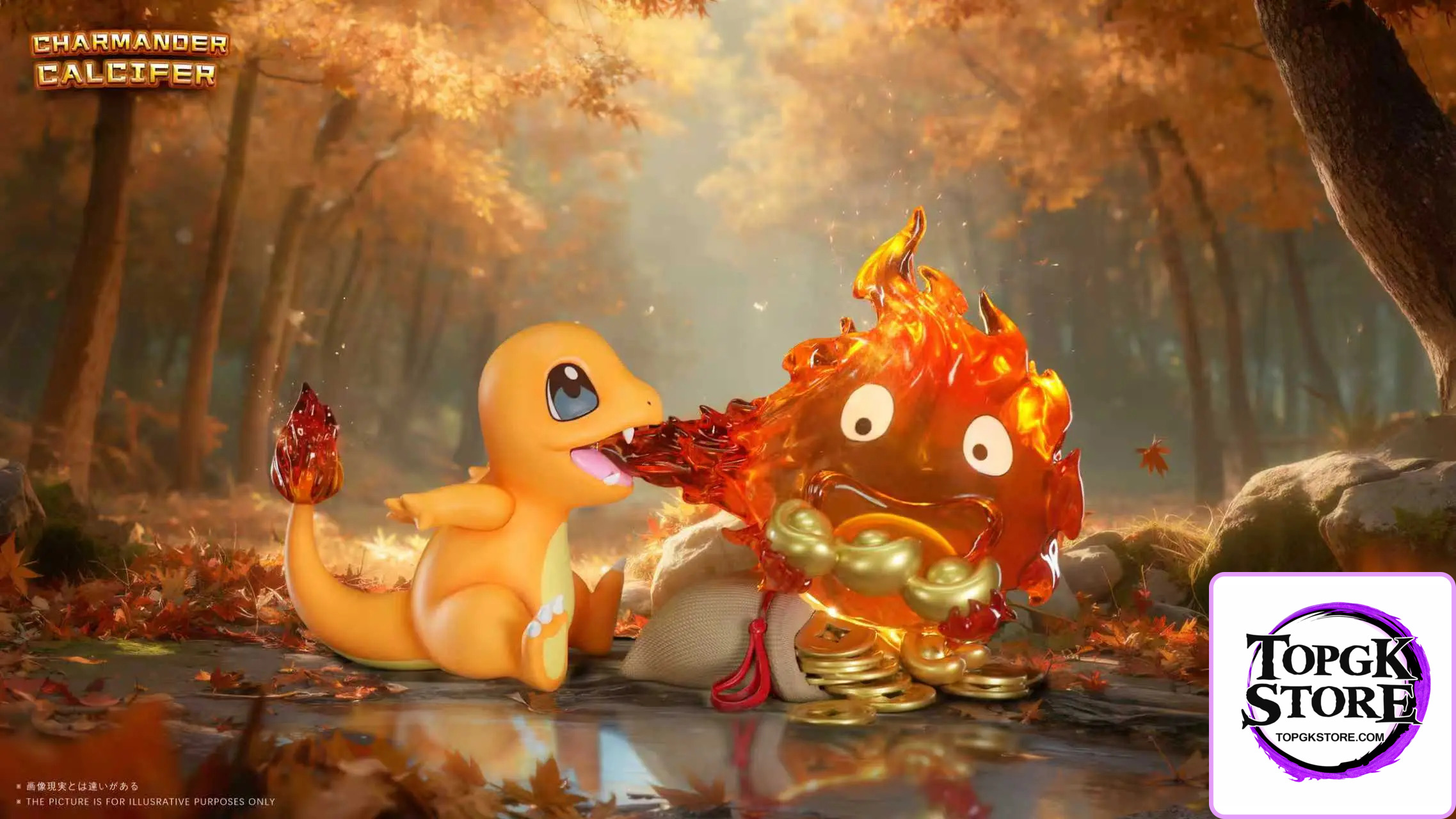 MMLAND Studio – Charmander and Calcifer Linkage Pokémon X Howl’s Moving Castle - Photo 3 | TopGKStore