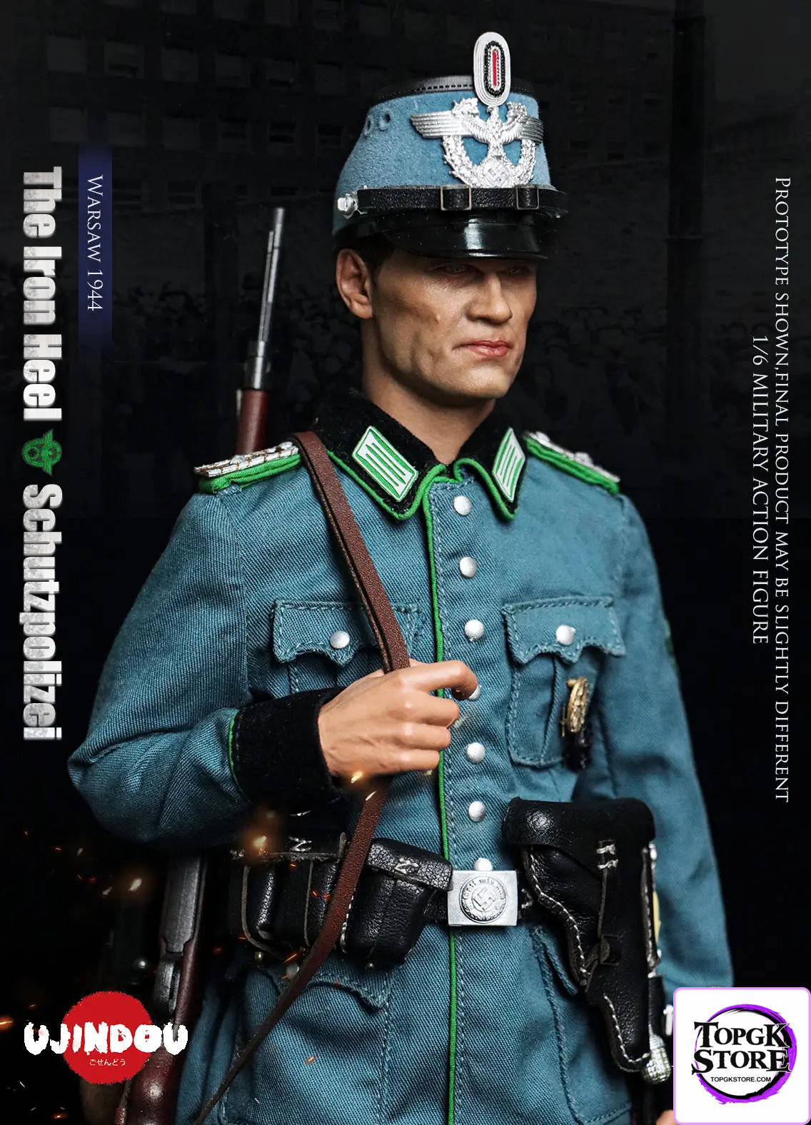 UJINDOU – 1/6 The Iron Heel-WWII German Schutzpolizei Warsaw 1944 UD9057 (Licensed) - Photo 35 | TopGKStore