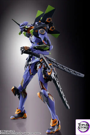 BANDAI SPIRITS – METAL BUILD Evangelion EVA-01 30th with the spear of Gaius “Evangelion Series” (Licensed) 