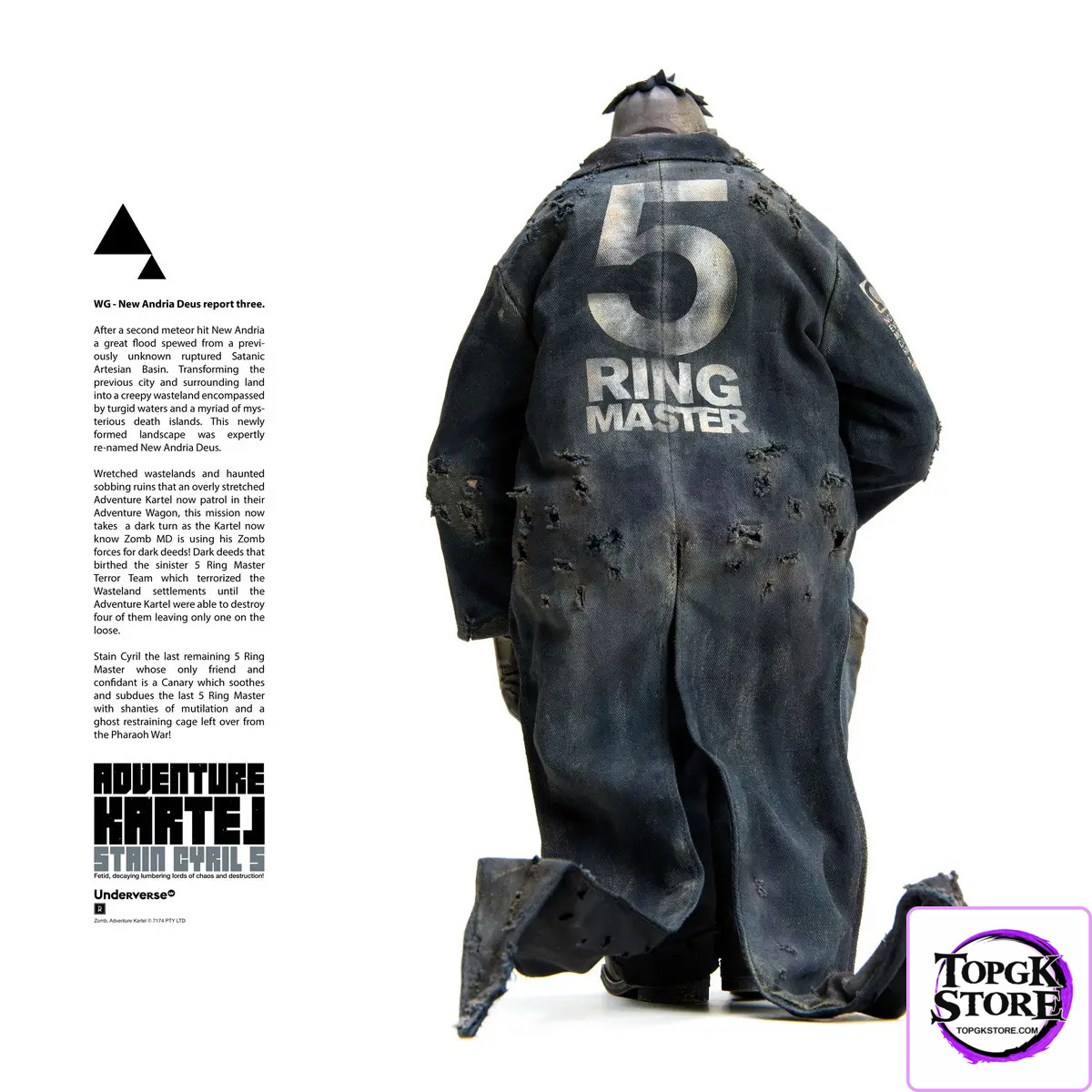 UNDERVERSE – Adventure Kartel 5 Ring Master – Stain Cyril 1/6 Action Figure (Licensed) - Photo 20 | TopGKStore