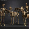 101TOYS – 1/12 PALM ELF SERIES Skeleton movable horse series set NO.ES028 NO.ES029 NO.ES030 NO.ES031 (Licensed) - Photo