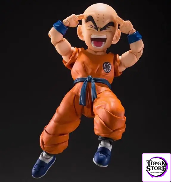 BANDAI – TAMASHII NATIONS S.H.Figuarts Krillin Goku’s Best Friend Action Figure (Licensed) - Photo 1 | TopGKStore