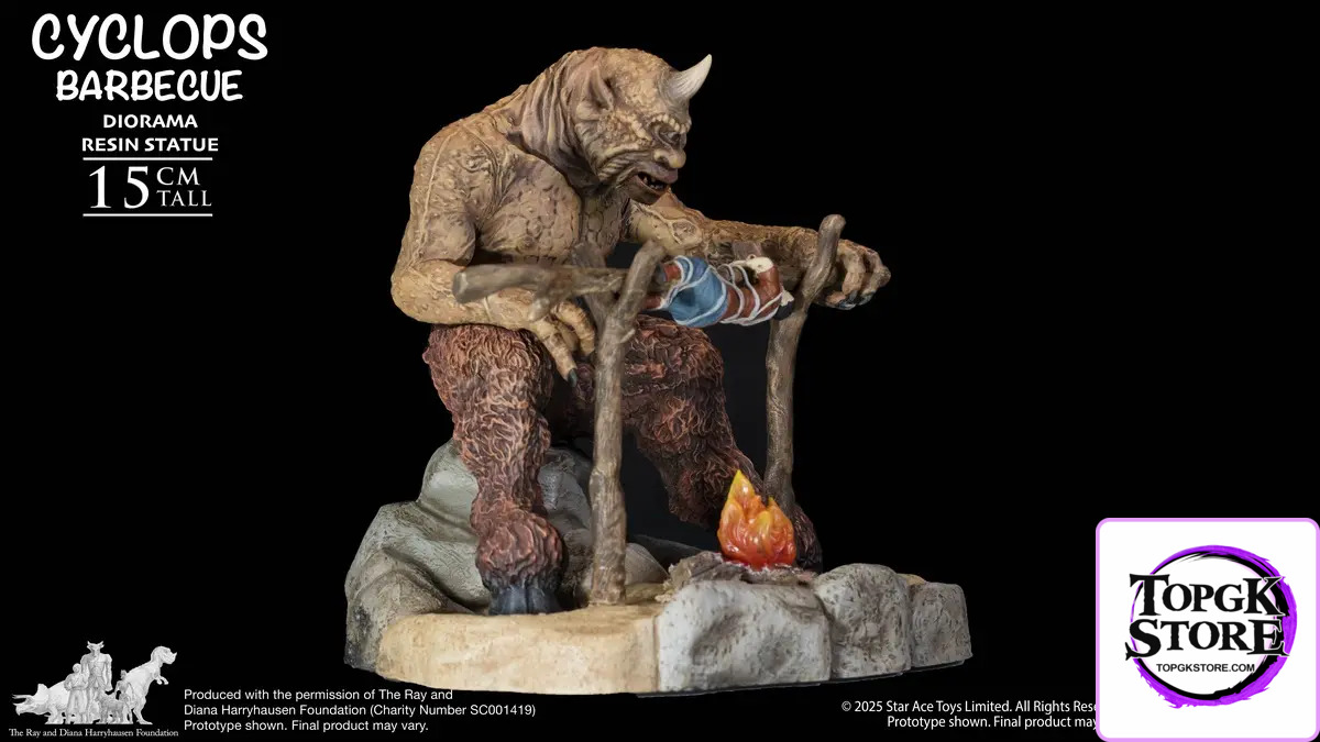 Star Ace Toys – Ray Harryhausen The 7th Voyage of Sinbad Cyclops with Roast Base Diorama SA8063 (Licensed) - Photo 2 | 