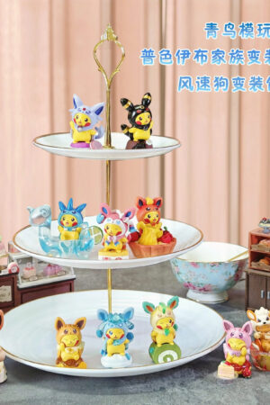 Qing Niao Studio – Plain Glitter Eevee Family Pikachu Costume Set, Arcanine Costume Set Pokémon - Photo 1 | TopGKStore