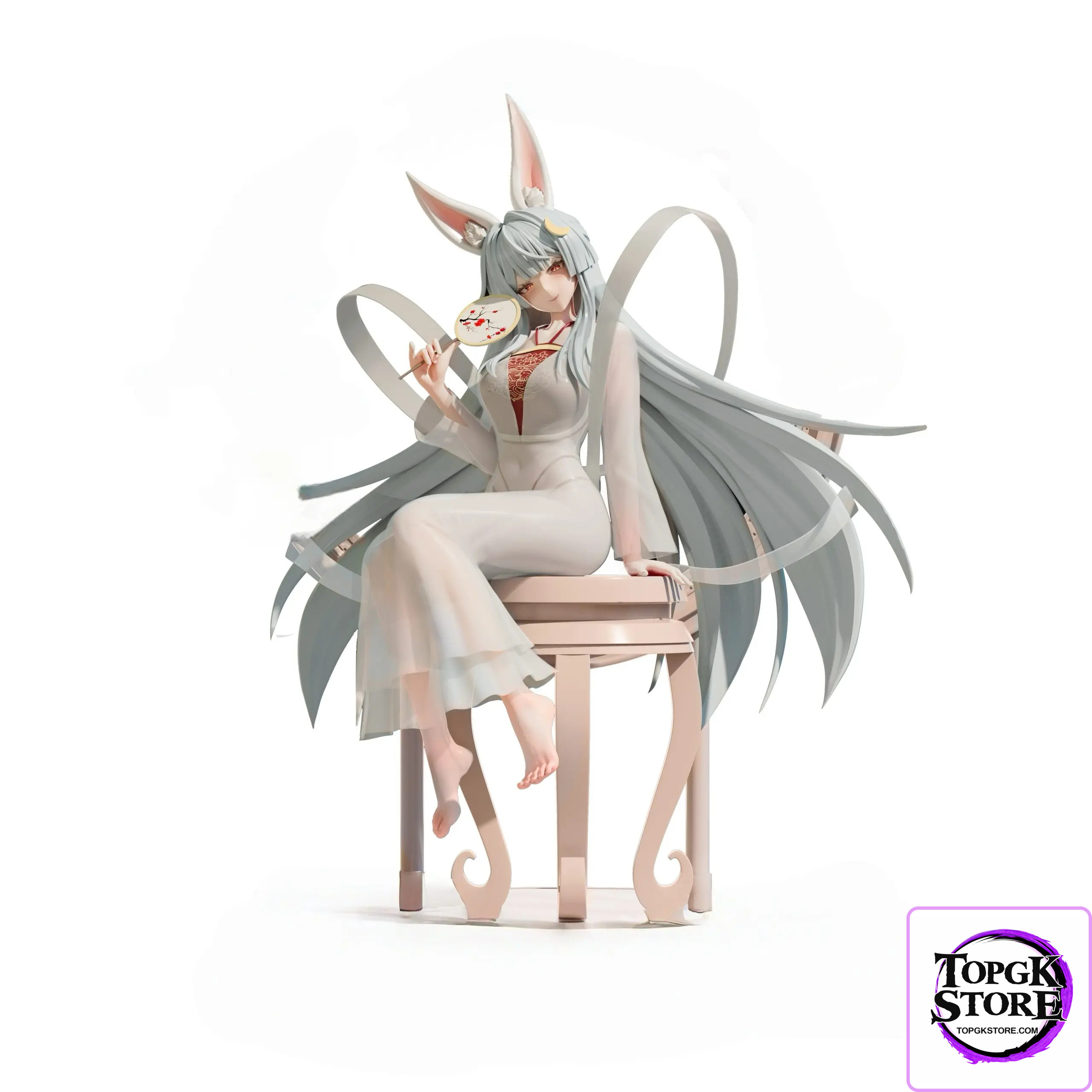 Yun Yi Studio – Chinese Style Original Illustration Moon Palace Jade Rabbit Figure (Licensed) - Photo 2 | TopGKStore