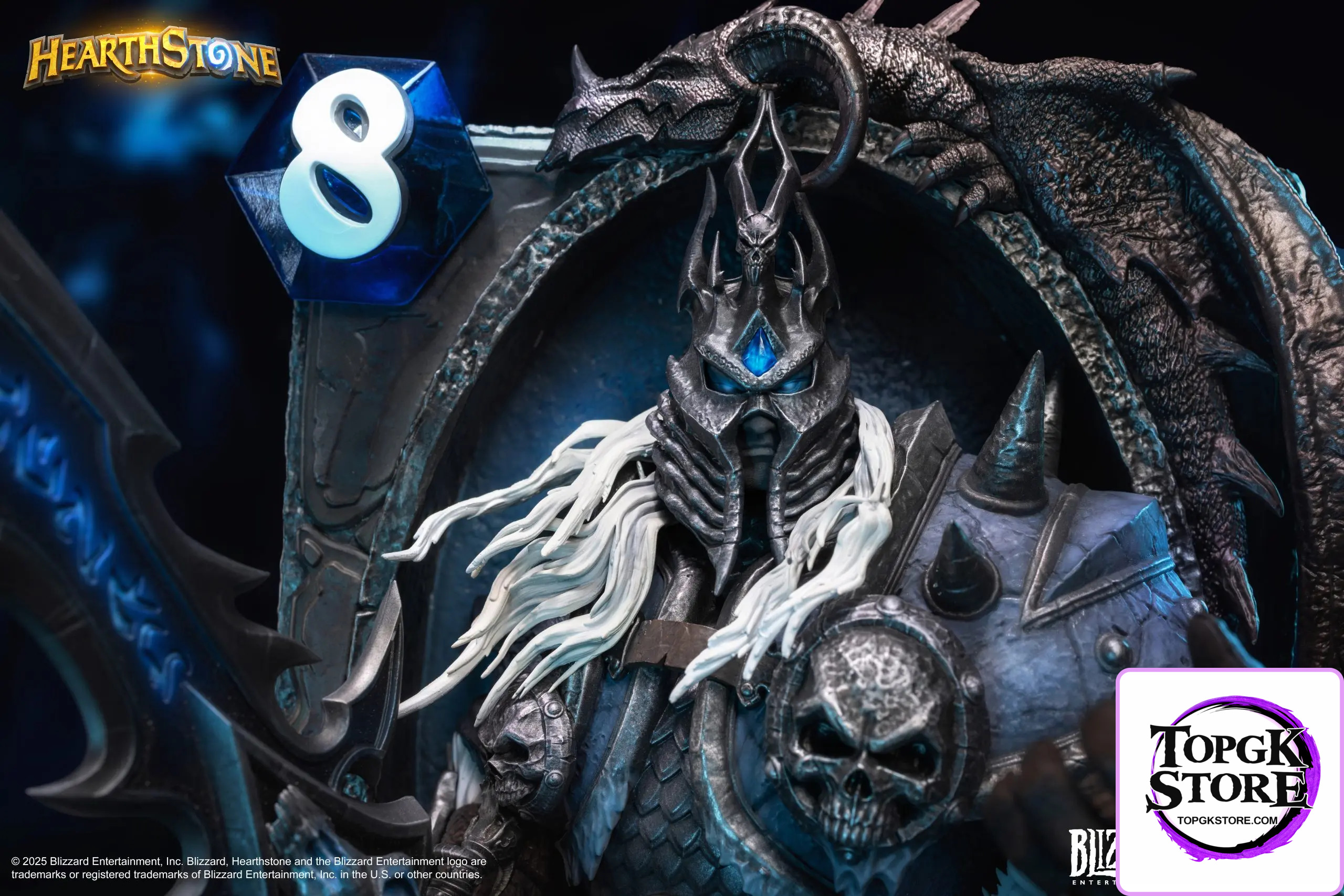HEX Collectibles – Blizzard Official Licensed Hearthstone Lich King Card Art Statue HEXFRAME04 (Licensed) - Photo 13 |