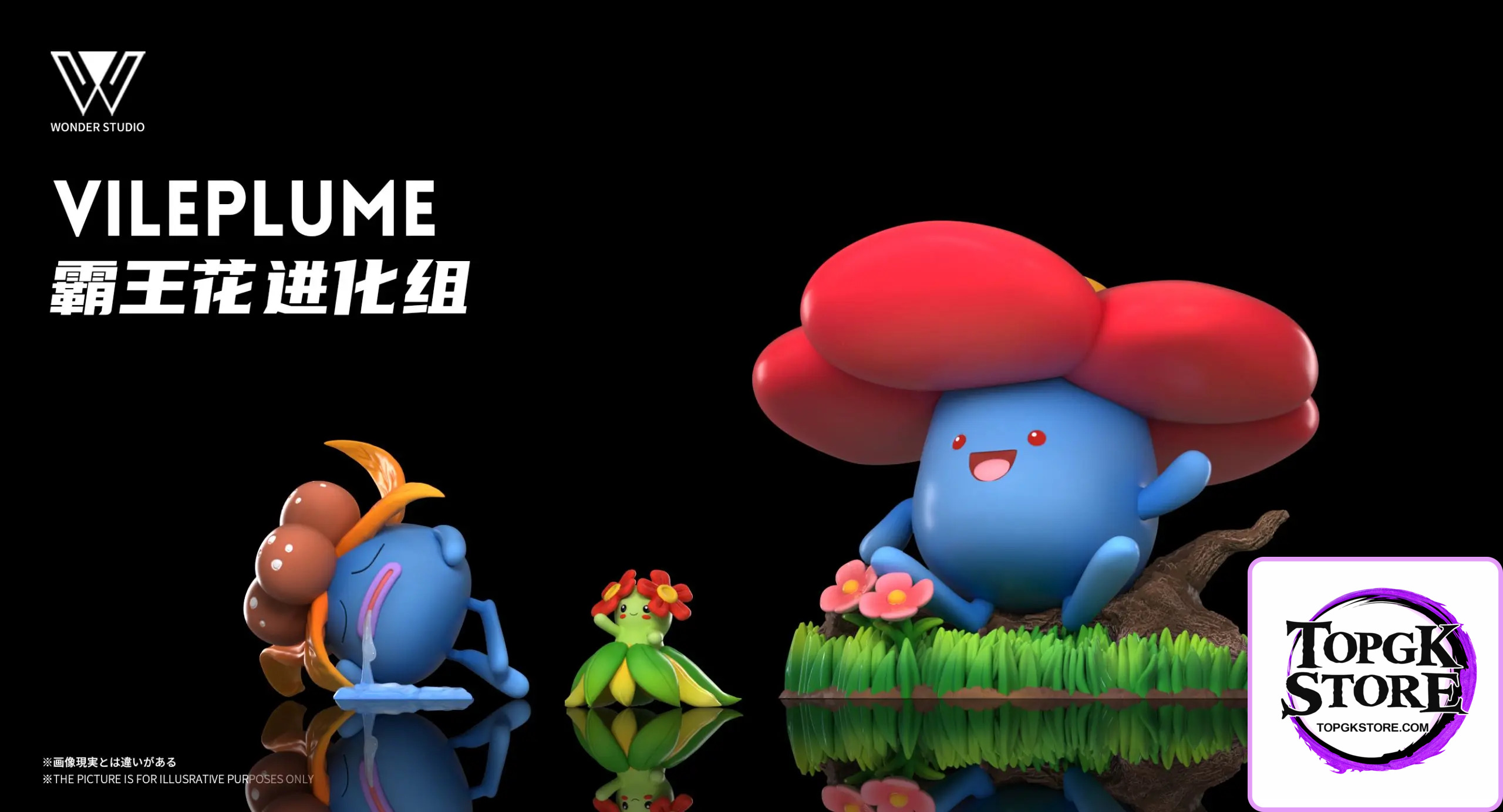 Wonder Studio – Pokémon Vileplume Evolution Set & Tangela Evolution Set - Photo 4 | TopGKStore