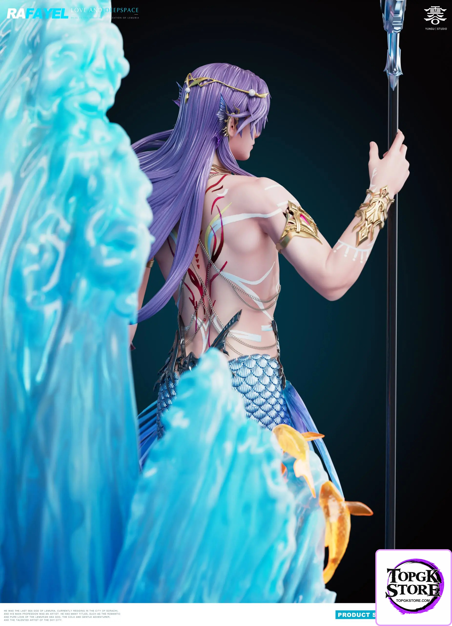 Yun Gu Studio – Love and Deepspace 1/6 Statue Mermaid Rafayel - Photo 6 | TopGKStore