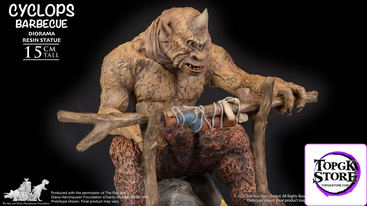 Star Ace Toys – Ray Harryhausen The 7th Voyage of Sinbad Cyclops with Roast Base Diorama SA8063 (Licensed) - Photo 5 |