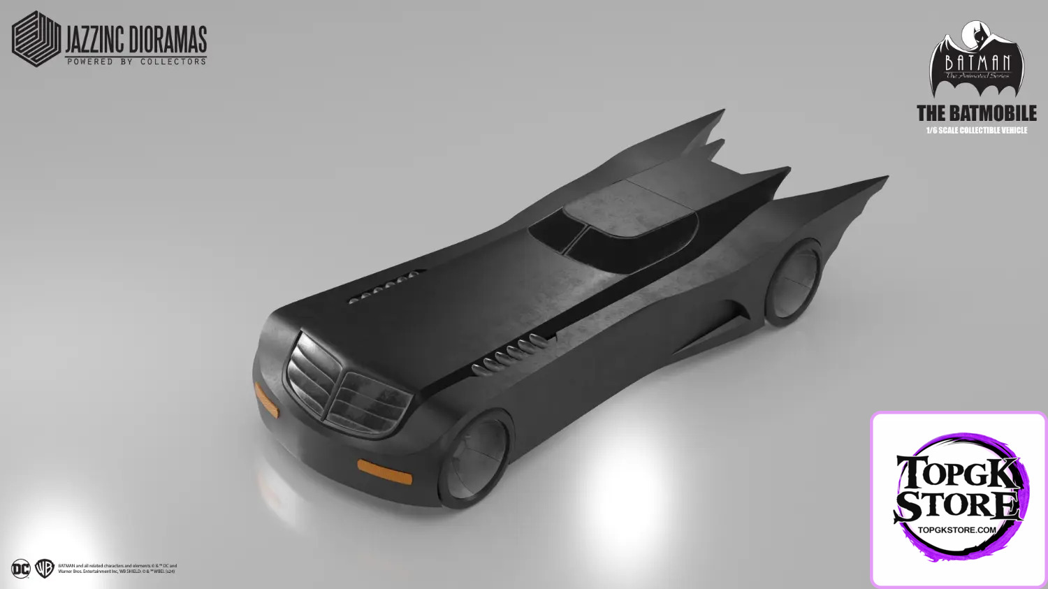 Jazzinc Dioramas Studio – 1/6 Batman The Animated Series (BTAS) Batmobile (Licensed) - Photo 1 | TopGKStore