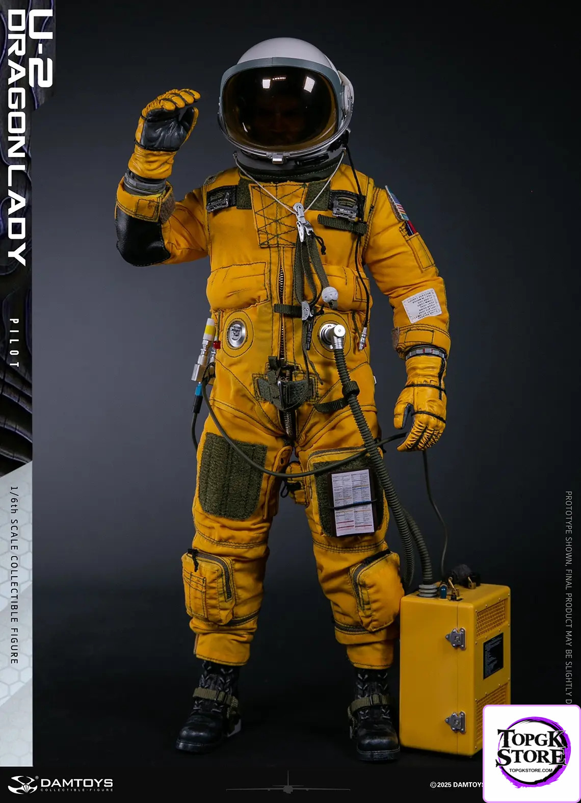 DAMTOYS – 1/6 Scale U-2 Dragon Lady Reconnaissance Aircraft Pilot NO.78110 (Licensed) - Photo 4 | TopGKStore