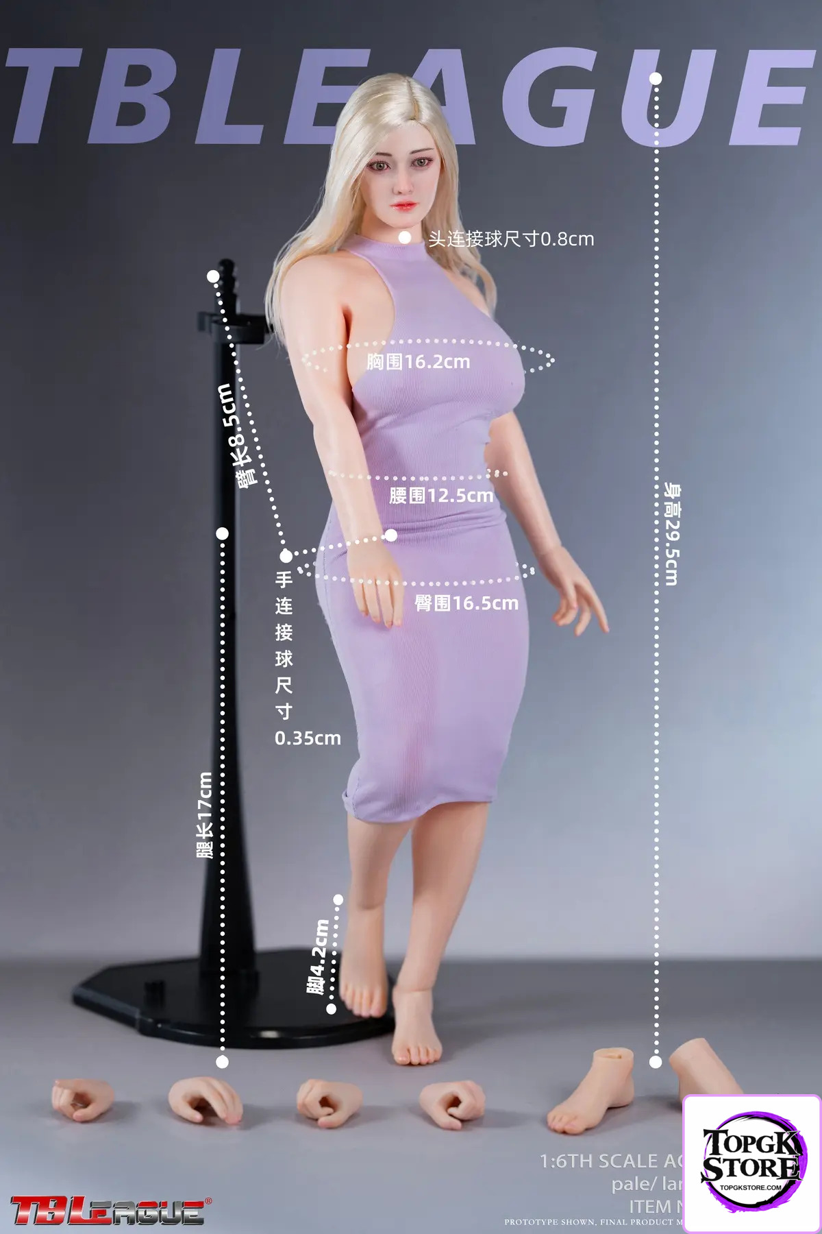 TBLeague – 1/6 Female Body TB-AD01 TB-AD02 (Licensed) - Photo 4 | TopGKStore