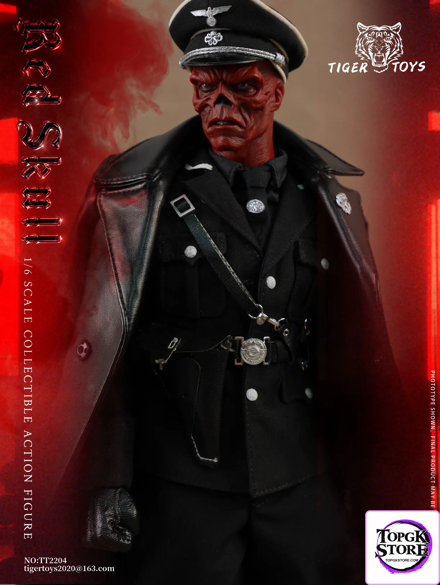 TIGERTOYS Studio – Marvel Red Skull Johann Schmidt 1/6 NO:TT2204 Action Figure - Photo 5 | TopGKStore