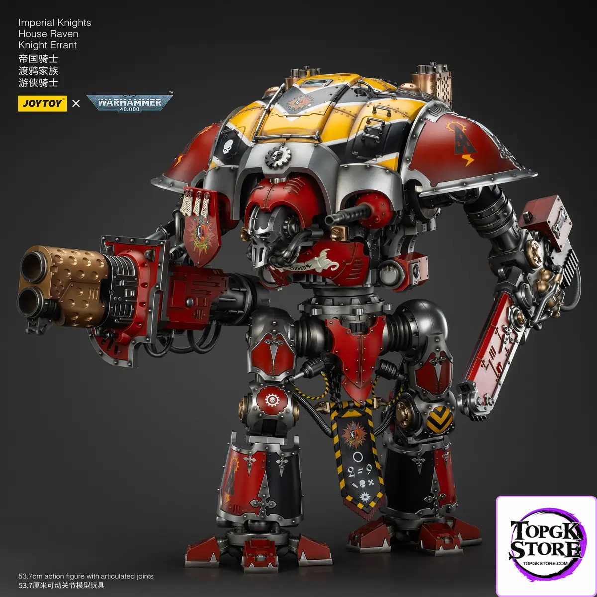 JOYTOY – Ultramarines Relic Secundus Armour & Imperial Knights House Raven Knight Errant JT01536 JT9305 (Licensed)