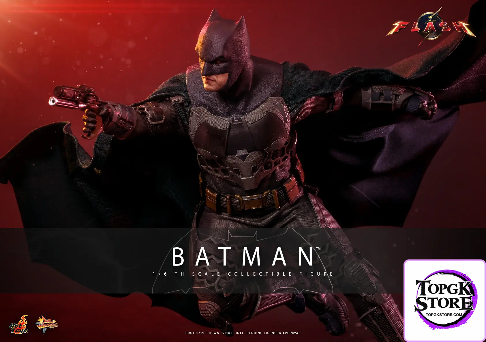 Hottoys – The Flash – Batman and Batcycle – 1/6th Scale MMS703 MMS704 MMS705 (Licensed) - Photo 2 | TopGKSt