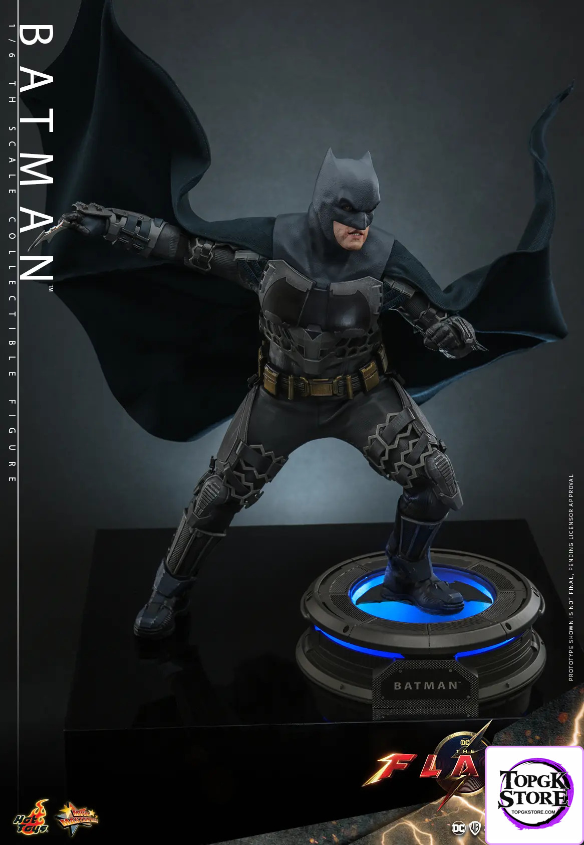 Hottoys – The Flash – Batman and Batcycle – 1/6th Scale MMS703 MMS704 MMS705 (Licensed) - Photo 24 | TopGKS
