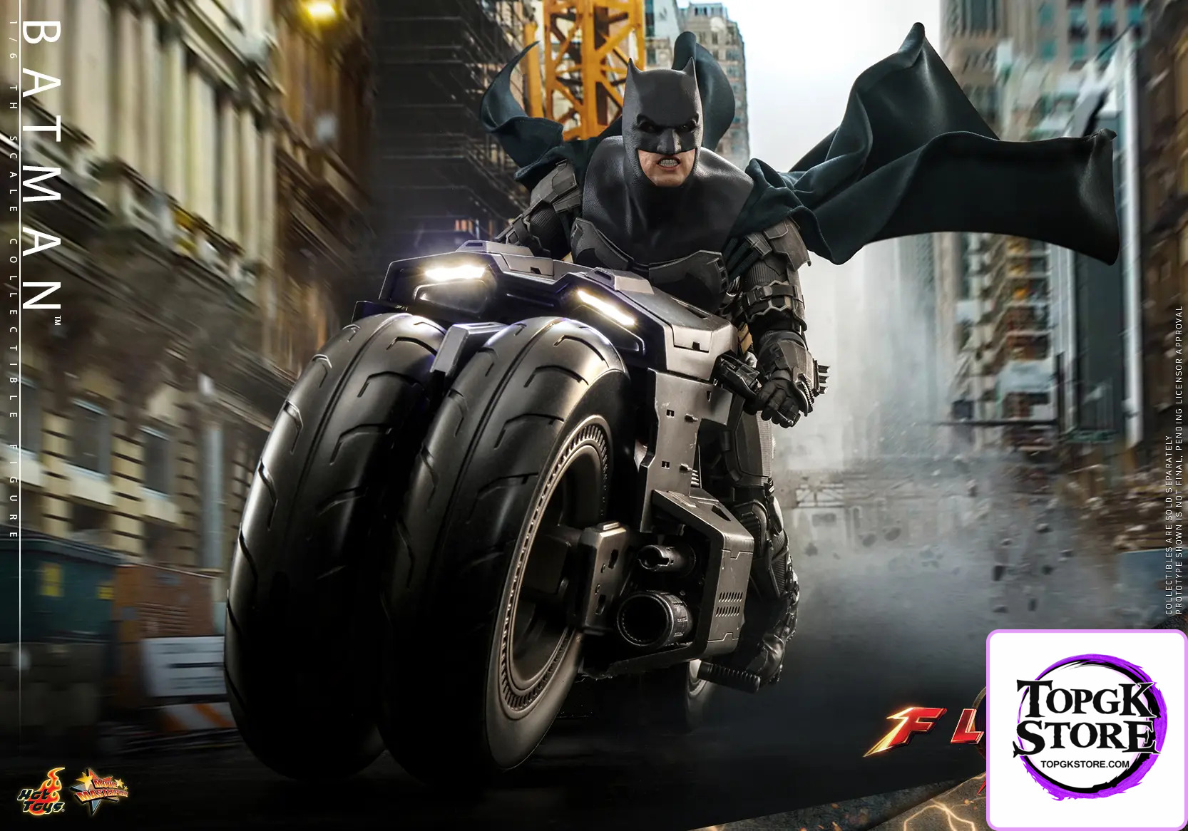 Hottoys – The Flash – Batman and Batcycle – 1/6th Scale MMS703 MMS704 MMS705 (Licensed) - Photo 18 | TopGKS