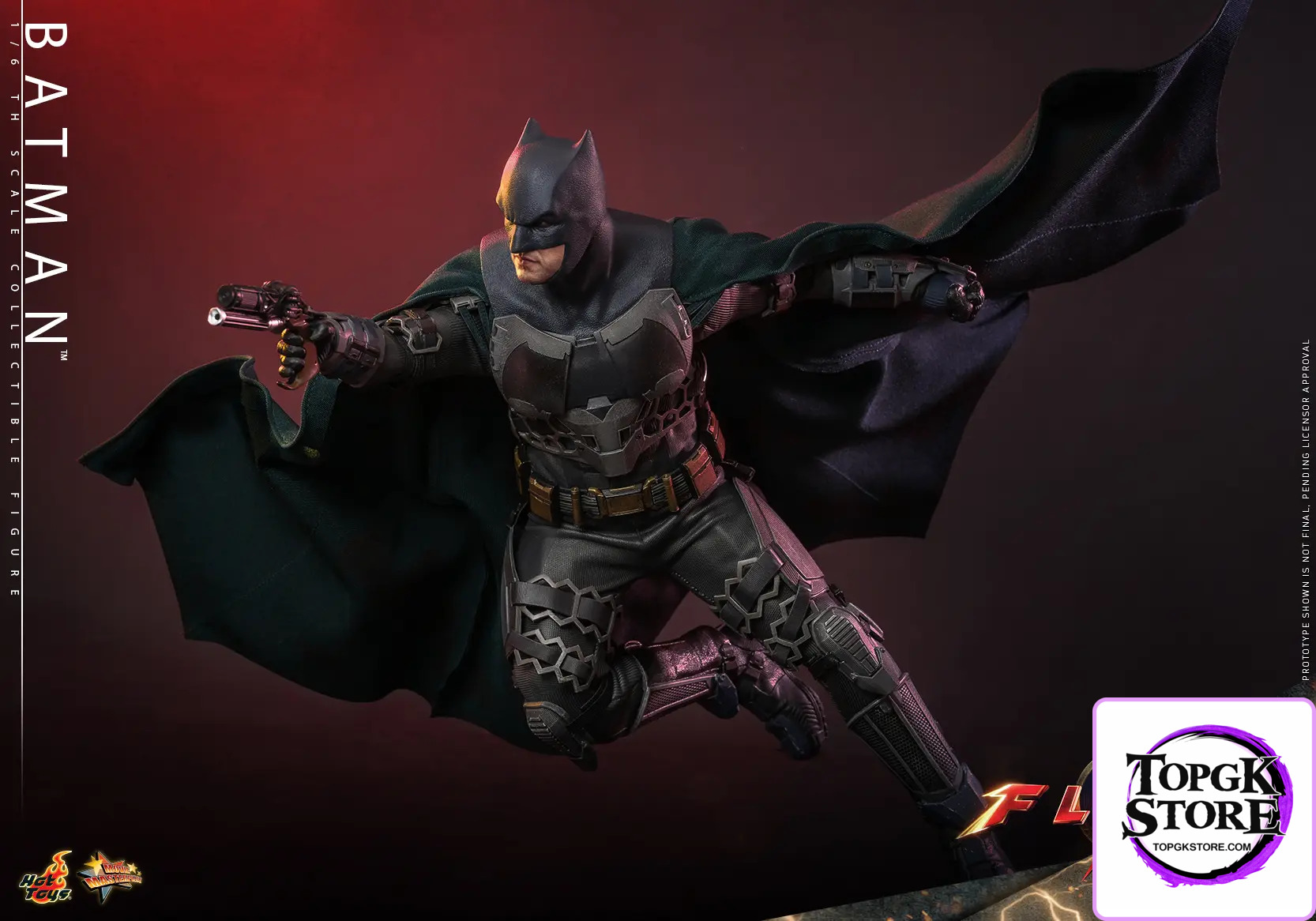 Hottoys – The Flash – Batman and Batcycle – 1/6th Scale MMS703 MMS704 MMS705 (Licensed) - Photo 3 | TopGKSt