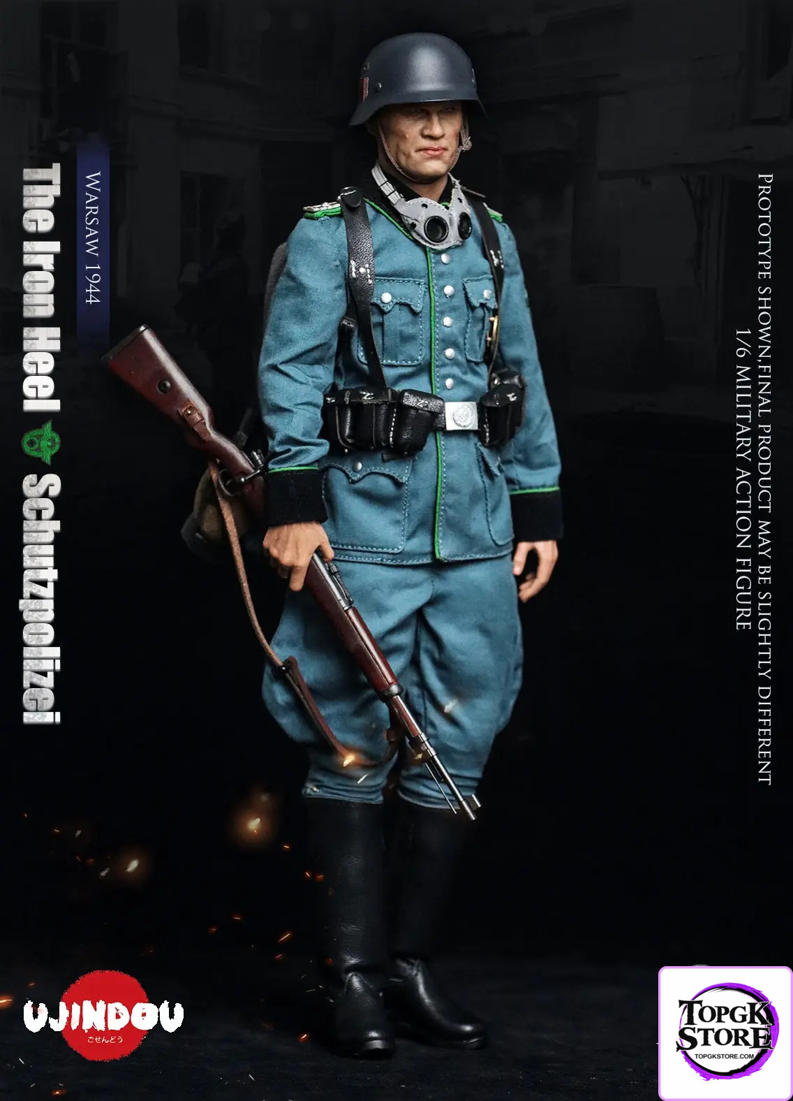 UJINDOU – 1/6 The Iron Heel-WWII German Schutzpolizei Warsaw 1944 UD9057 (Licensed) - Photo 11 | TopGKStore