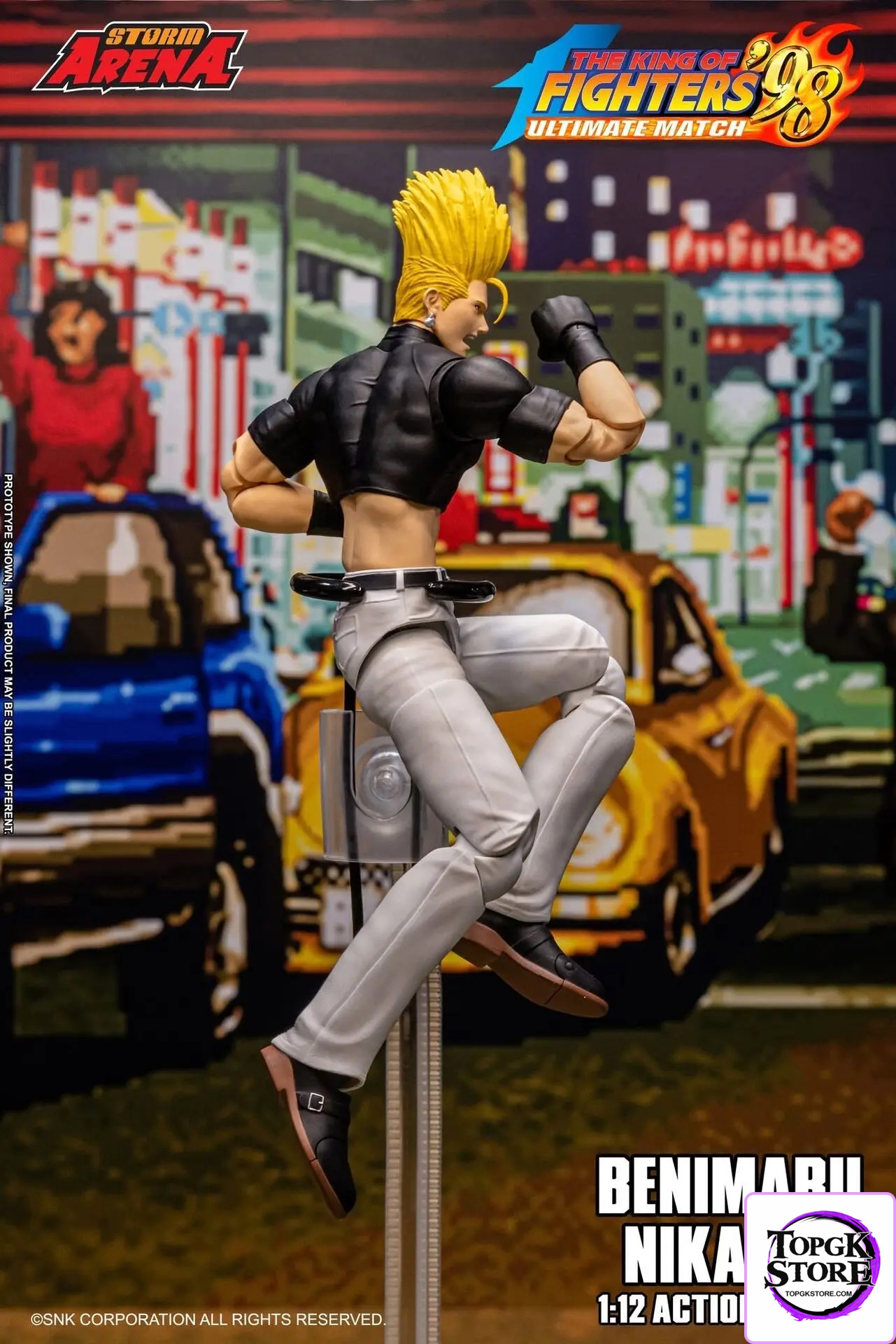 Storm Toys – 1/12 The King of Fighters ’98 Ultimate Match Nikaidou Benimaru Storm Arena (Licensed) - Photo 3 | To