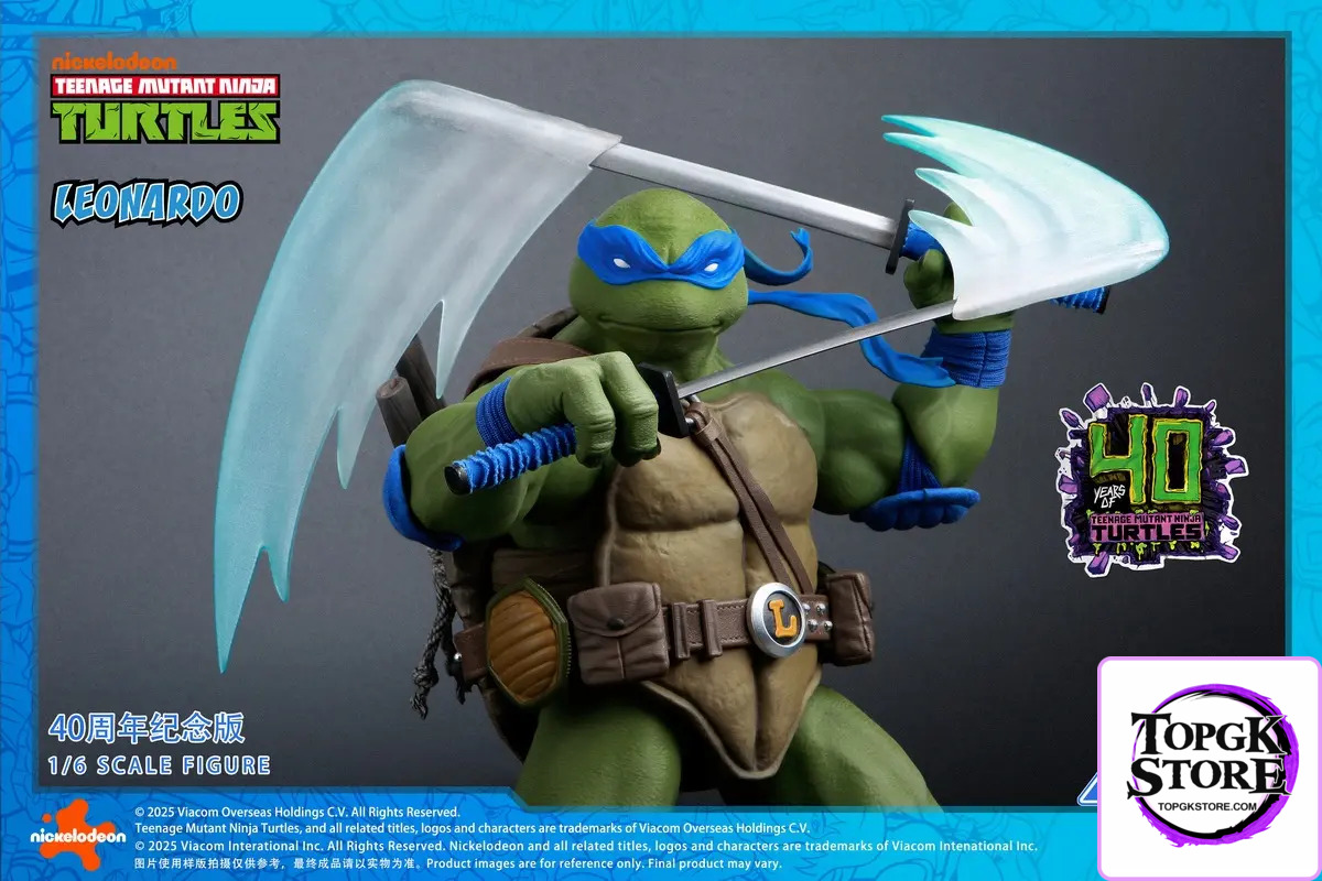BIGFTOYS – BIGF-001 Leonardo 40th Anniversary Edition 1/6 Scale Action Figure (Licensed) - Photo 3 | TopGKStore