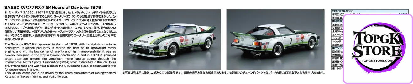 AOSHIMA – 1/24 Scale Car Model #2 (Licensed) - Photo 5 | TopGKStore