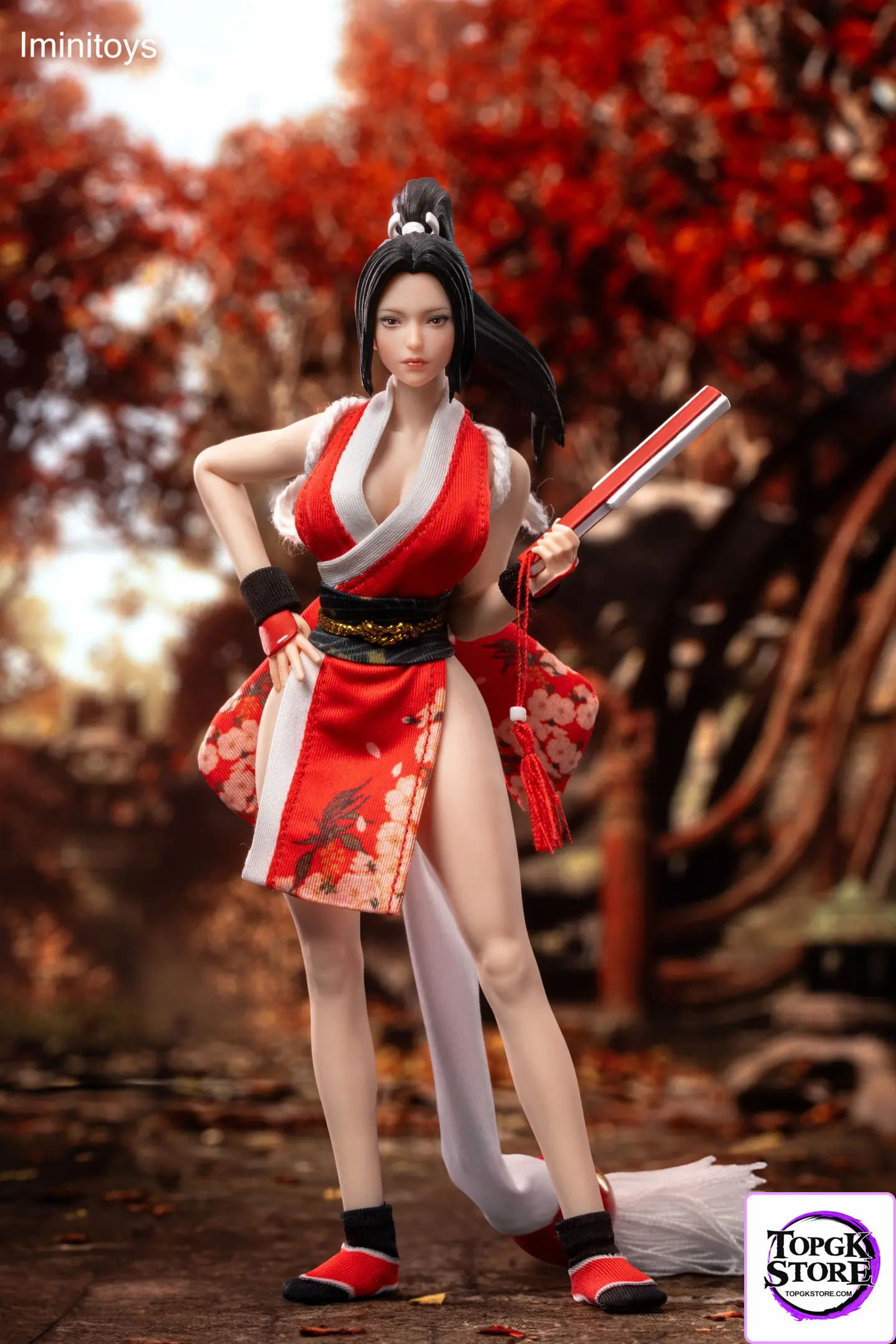 Iminitoys Studio – The King of Fighters M026 1/12 Shiranui Mai Action Figure - Photo 1 | TopGKStore