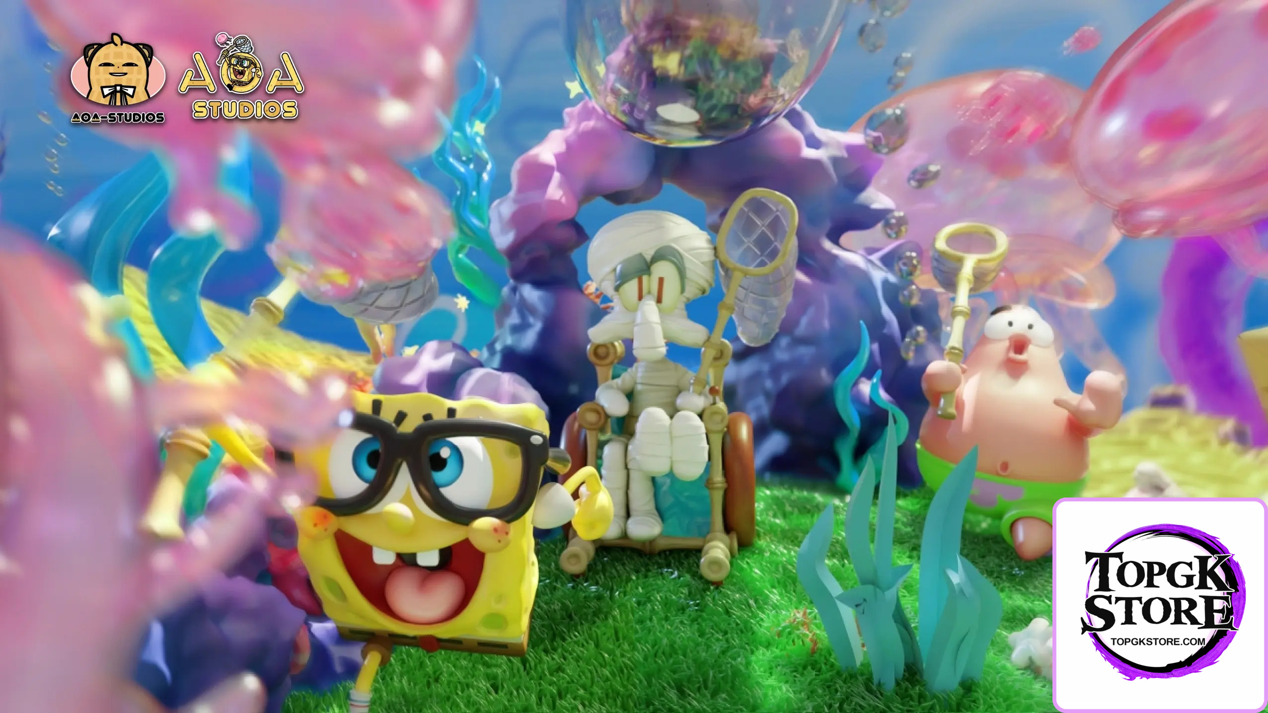 Aoa Studio – SpongeBob SquarePants Completion Plan #1 Jellyfish Field SpongeBob SquarePants - Photo 1 | TopGKStore