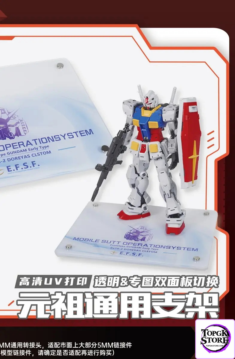 ALISPICIOUS MODEL Studio – Gundam Series Acrylic HD UV printing universal bracket platform - Photo 1 | TopGKStore
