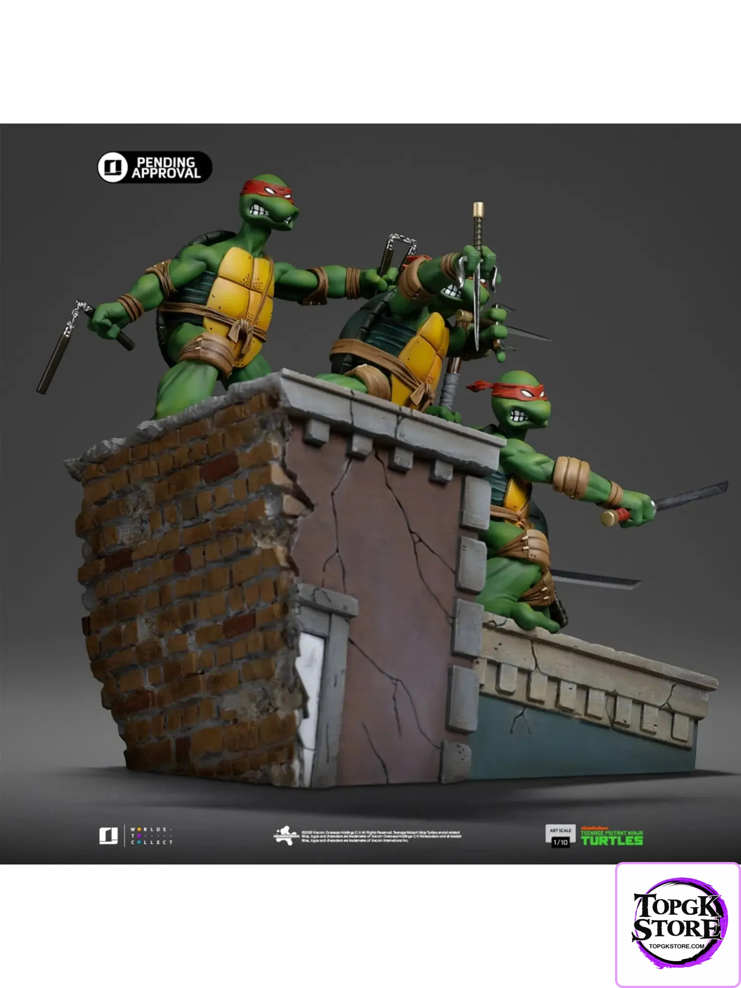 Iron Studio – TMNT 1st Cover Set Teenage Mutant Ninja Turtles NICKEL123825-10 (Licensed) - Photo 14 | TopGKStore
