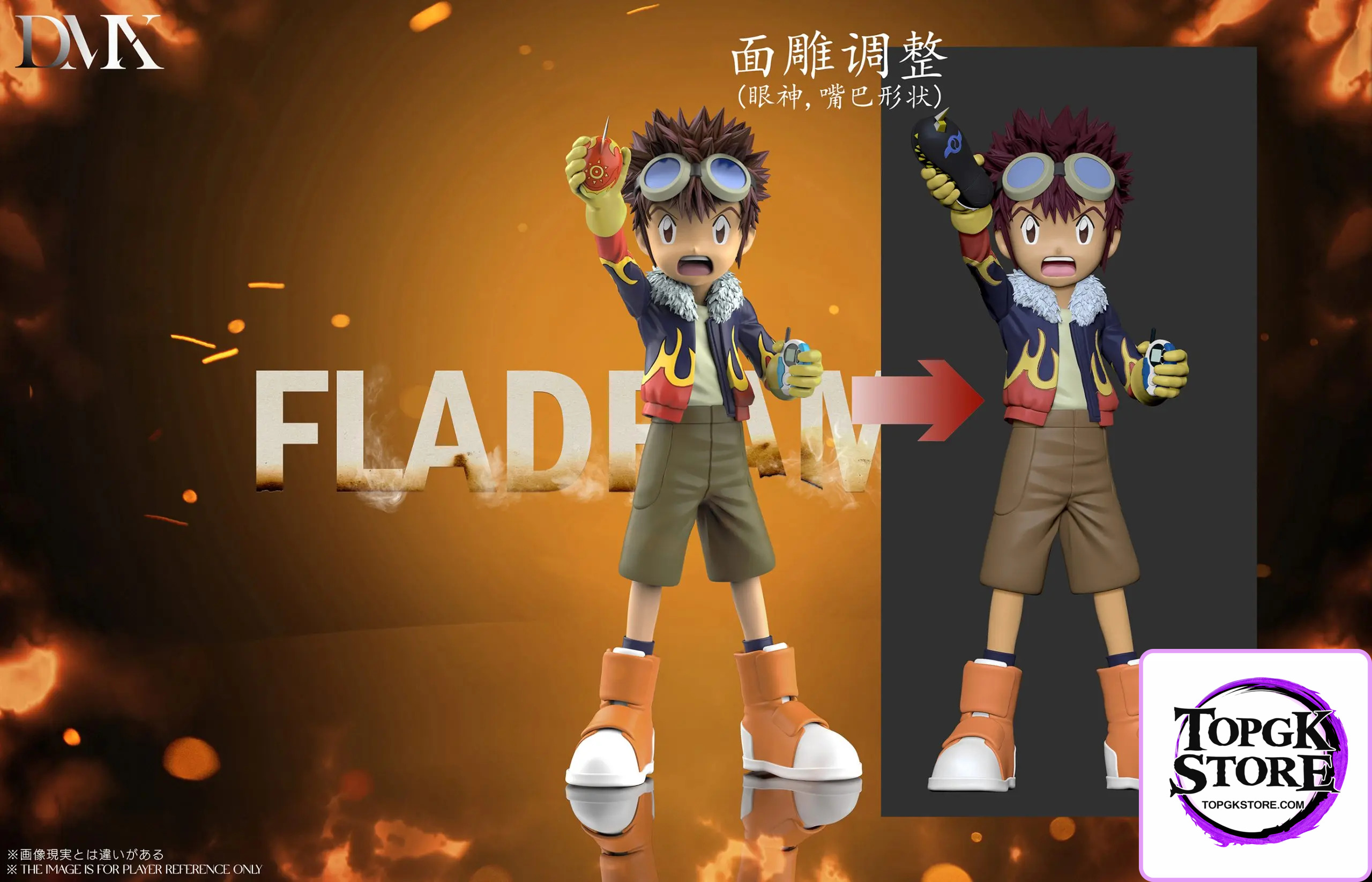 DMX Studio – Digimon Lighdramon & Motomiya Daisuke & V-mon & Fladramon - Photo 17 | TopGKStore
