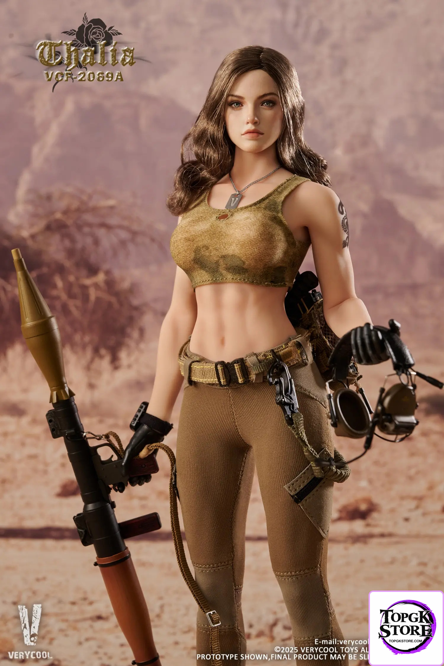 VERYCOOL – 1/6 Scale Action Figure VCF-2069 Desert female soldier -Thalia (Licensed) - Photo 20 | TopGKStore