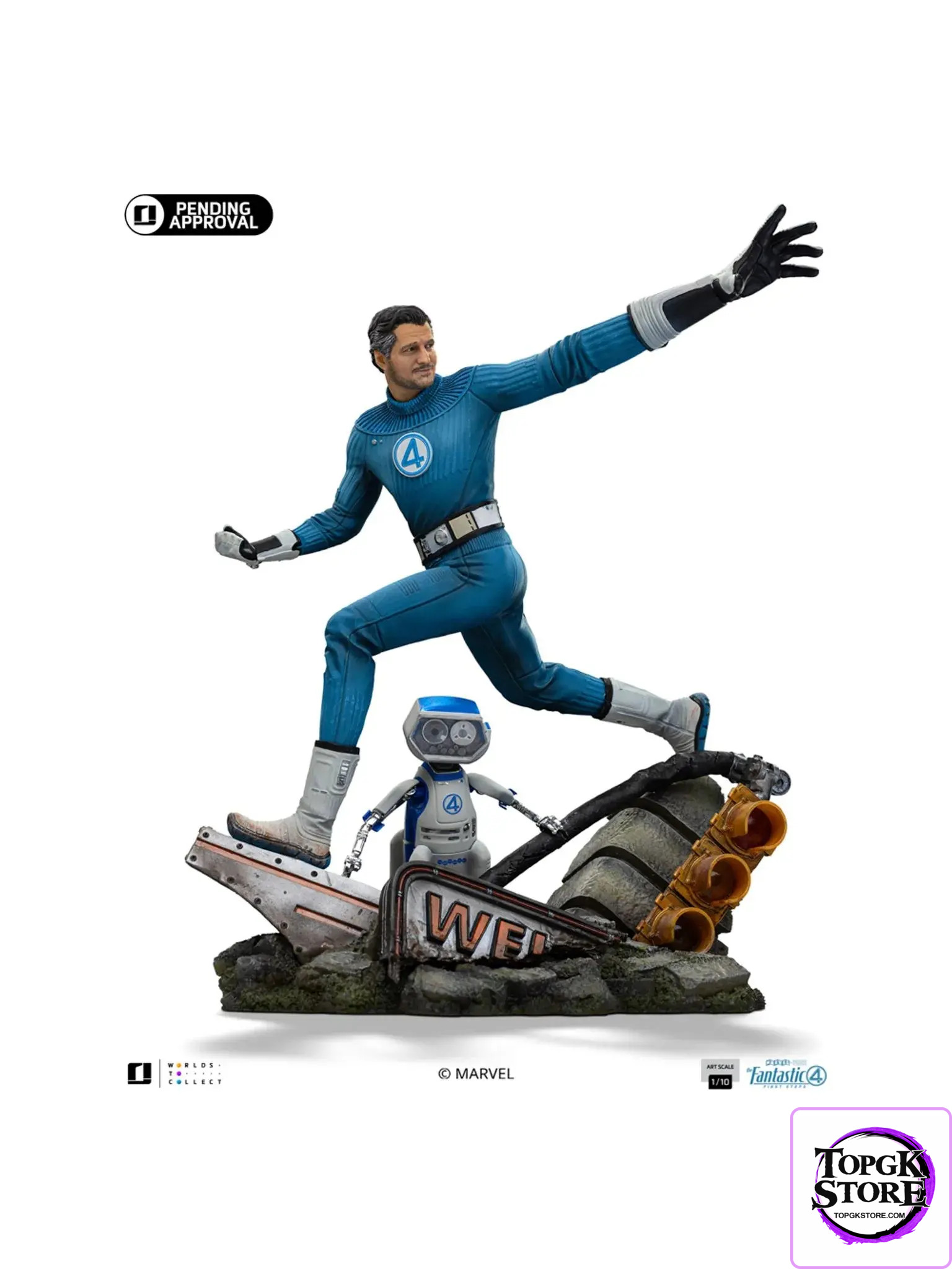Iron Studio – The Fantastic Four: Invisible Woman & Mister Fantastic MARCAS202925-10 MARCAS203025-10 (Licensed) - P