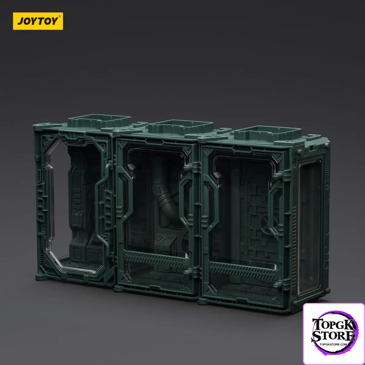 JOYTOY – Individual Soldier Hangar Display Case – Starhunt Green & Titanium Grey & Shadow Black A B C (Li