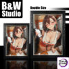 B&W Studio – Momo Ayase three-dimensional decorative painting Dandadan - Photo 4 | TopGKStore