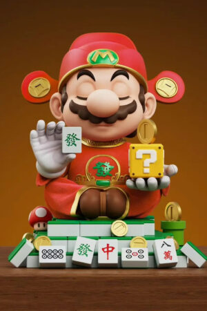 Wan Bei Studio – Mario Fortune-Attracting Figurine Super Mario - Photo 1 | TopGKStore