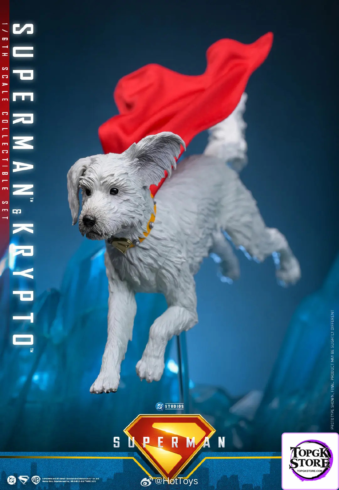 Hottoys – Superman & Krypto 1/6th scale Collectible Set MMS812 (Licensed) - Photo 2 | TopGKStore