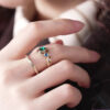 miHoYo – Aventurine Impression Series Ring Set (Licensed) - Photo 2 | TopGKStore