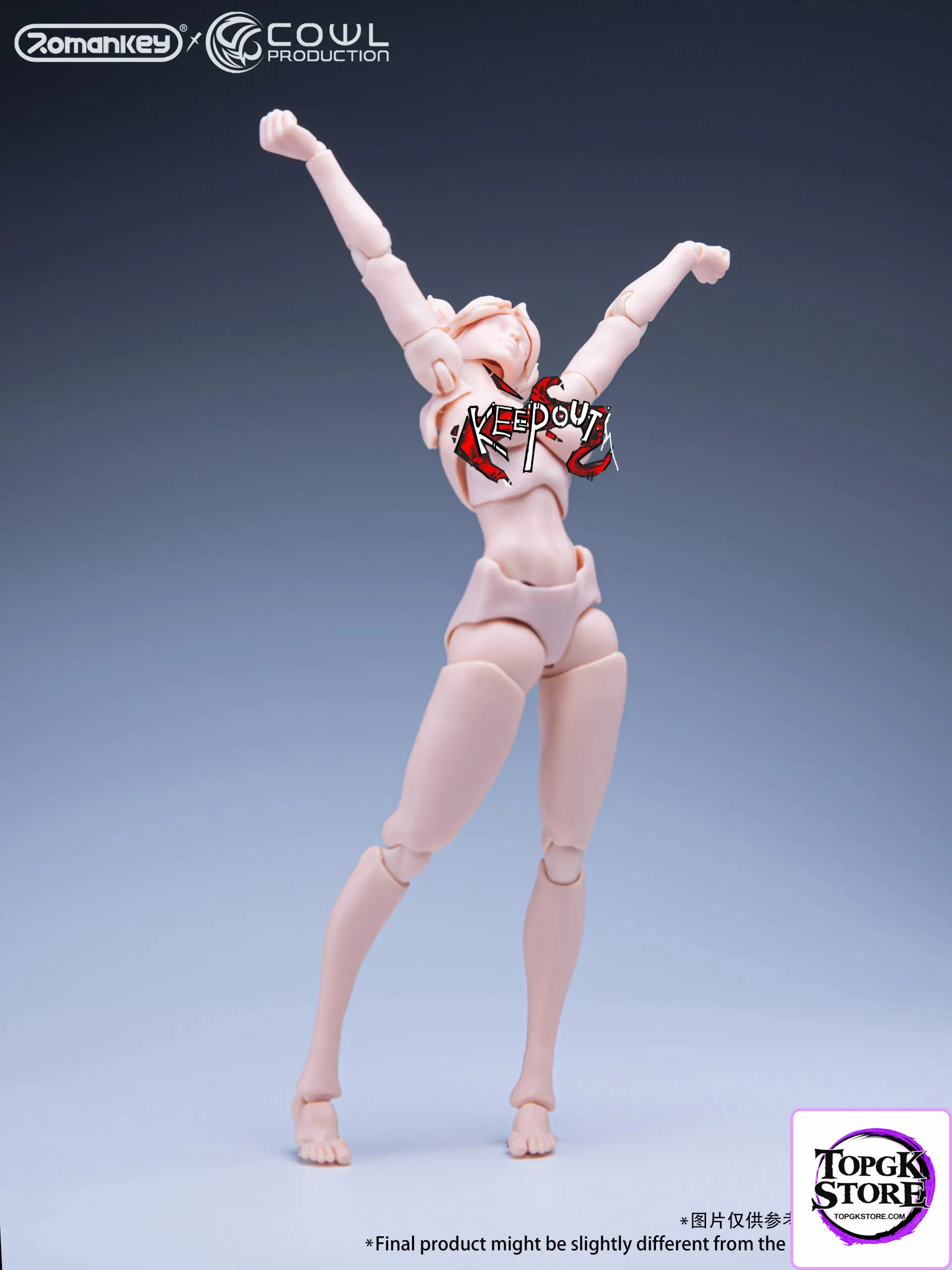 Romankey Studio – 1/12 Scale Highly Articulated Female Body Reissue (Licensed) - Photo 8 | TopGKStore