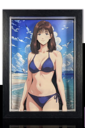 B&W Studio – Slam Dunk Haruko Akagi 3D Decorative Painting - Photo 1 | TopGKStore