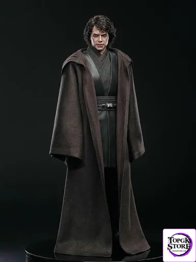 TOPO Studio – Star Wars TP026 Anakin Skywalker Dark Side Version with Moving Eyes & Robe & Genuine Leather Vest