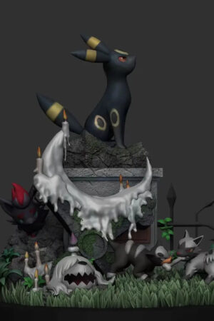 Kipi Studio – Pokémon Eevee Series #7 & #8 Espeon & Umbreon - Photo 2 | TopGKStore