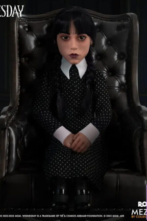 Mezco Studio – Roto Plush The Addams Family TV Series Wednesday Action Figure (Licensed) - Photo 1 | TopGKStore