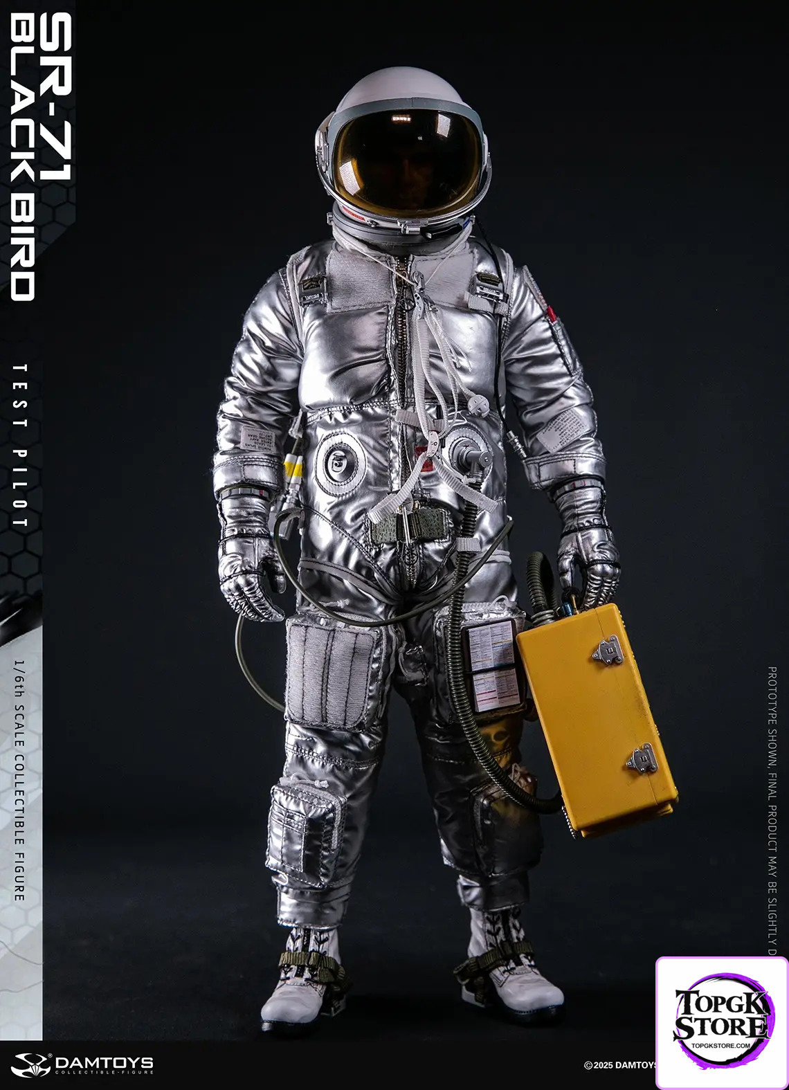 DAMTOYS – 1/6 Scale SR-71 Blackbird Test Pilot NO.78109 (Licensed) - Photo 3 | TopGKStore