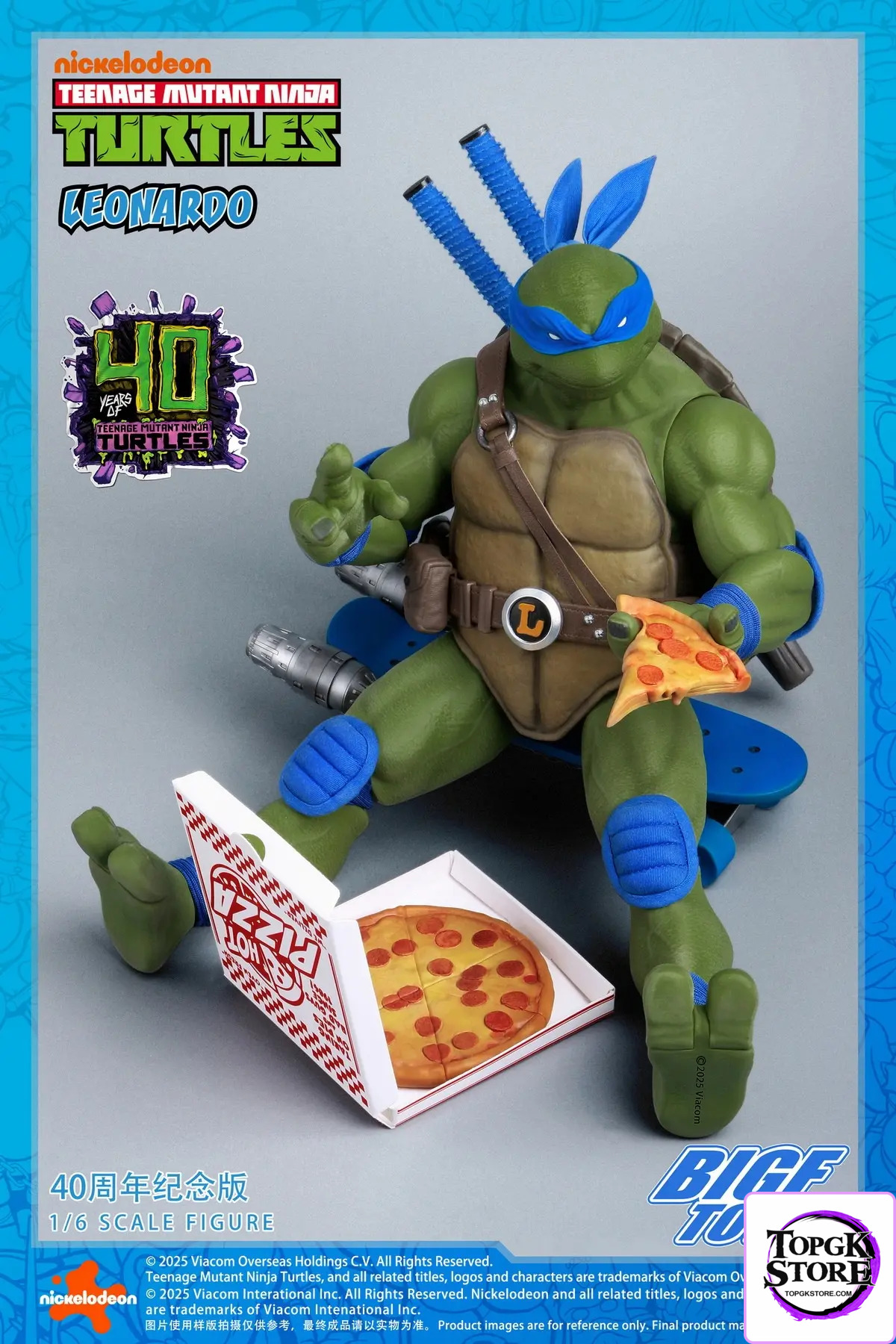 BIGFTOYS – BIGF-001 Leonardo 40th Anniversary Edition 1/6 Scale Action Figure (Licensed) - Photo 1 | TopGKStore
