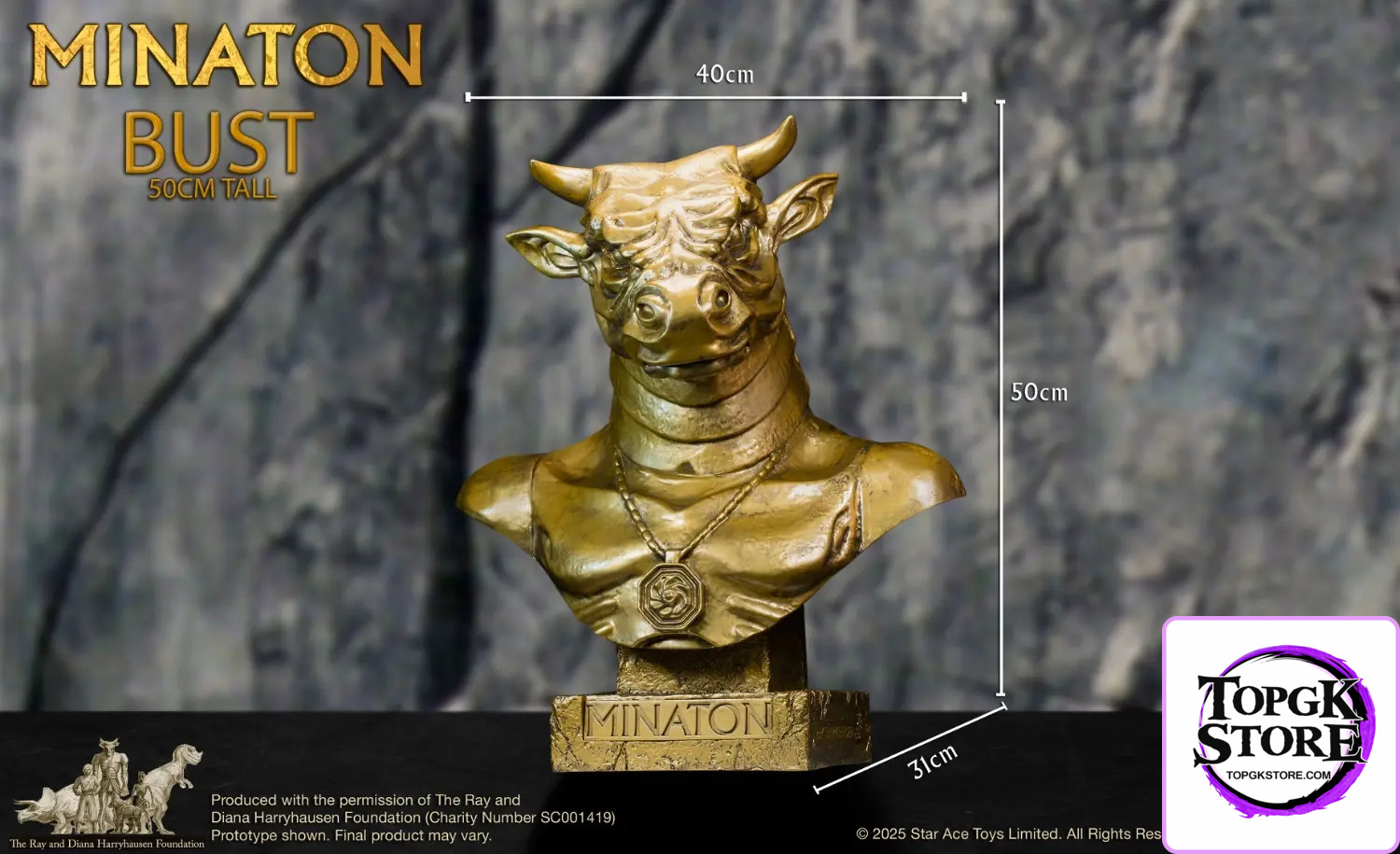 STAR ACE Toys – 50cm Minotaur Bust SA7006 (Licensed) - Photo 5 | TopGKStore
